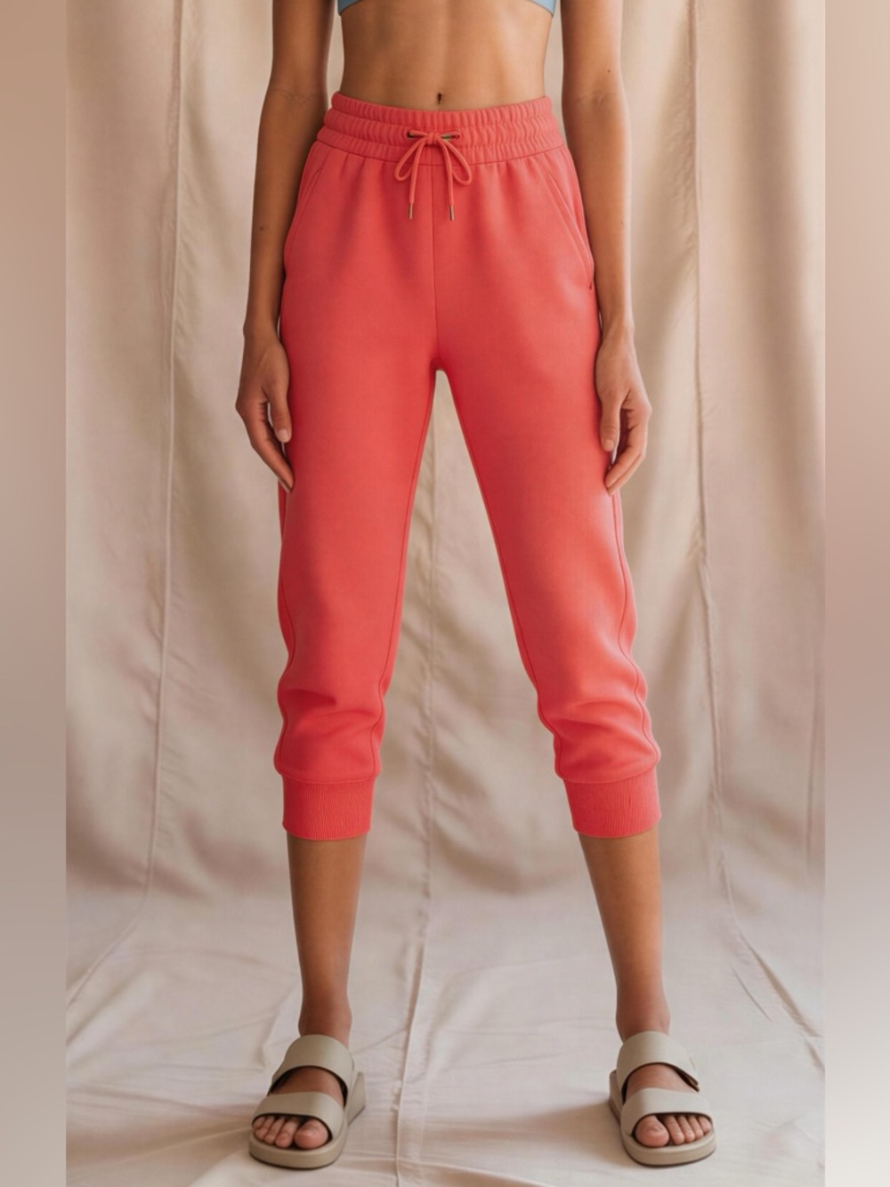 lululemon athletica Ready to Rulu Pink Cropped Joggers Size 14